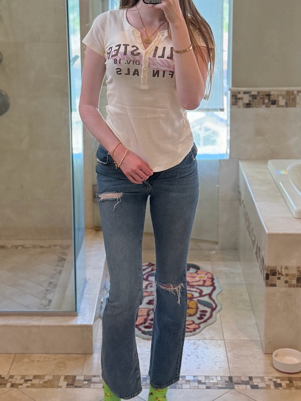 BDG Brooke High Rise Flare Distressed Jeans